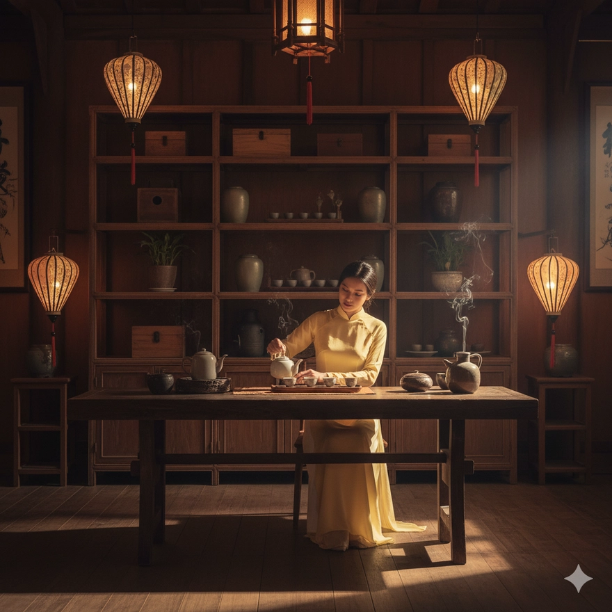 Check-in phố cổ hoa đăng chỉ bằng 1 câu lệnh