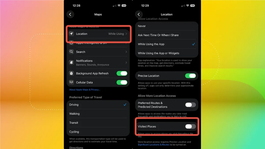 iOS 26 sẽ theo dõi bạn qua bản đồ Maps App, tắt ngay đi!