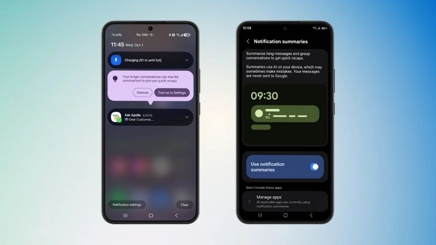 Samsung mang AI vào One UI 8.5 để quản lý thông báo