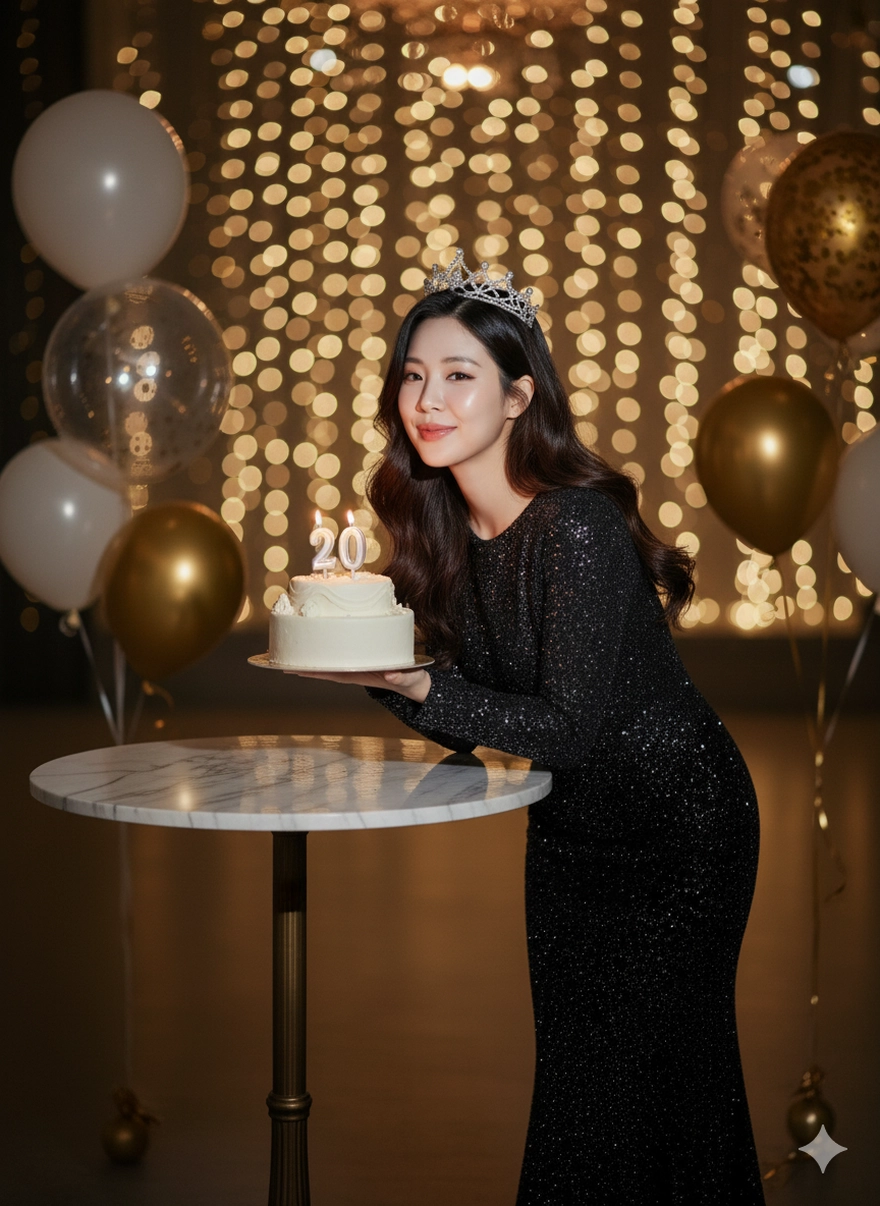 Tạo ảnh AI concept sinh nhật cho người sinh tháng 10