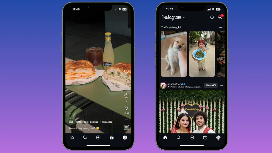 Instagram thử nghiệm Reels làm trang chủ, bảng tin sắp bị thay thế