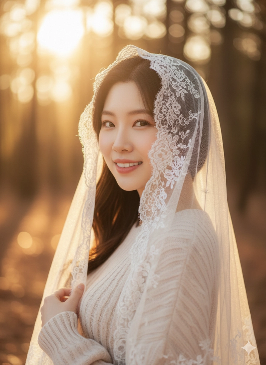 Câu lệnh AI tạo concept nàng dâu đẹp lung linh