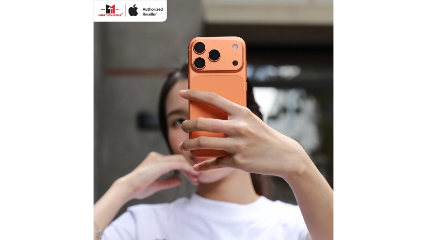 iPhone 17 Pro màu Cam Vũ Trụ sẵn hàng tại Minh Tuấn Mobile