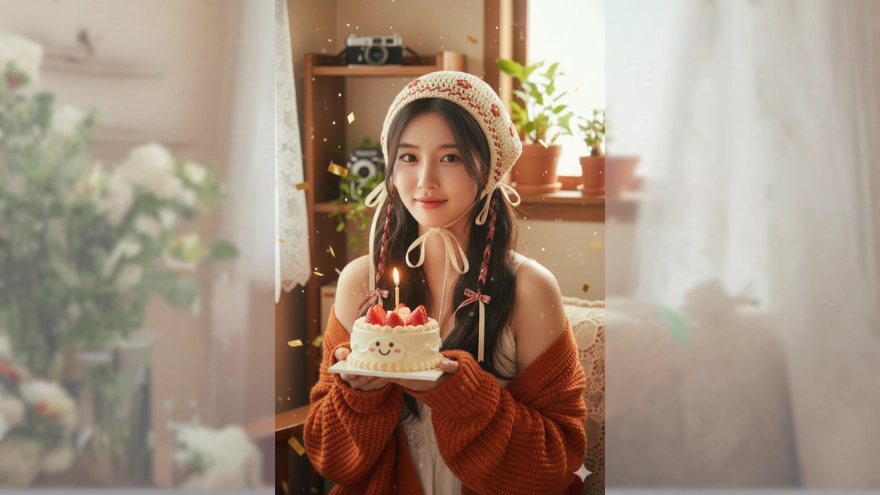 Tạo bộ ảnh sinh nhật cực xinh bằng Gemini chỉ với vài bước