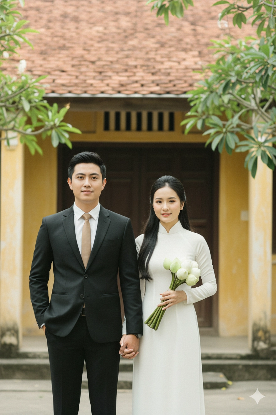 Tổng hợp câu lệnh tạo bộ ảnh cưới thanh xuân thời 7x 8x