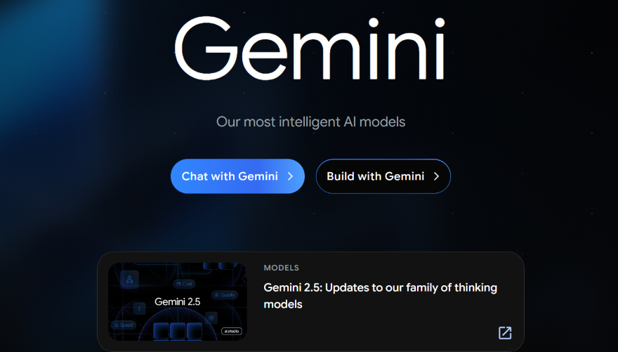 Gemini 2.5: AI của Google có thể thao tác như con người