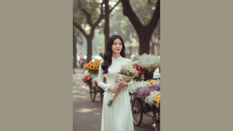 Tổng hợp các prompt áo dài nàng thơ sống ảo cực xinh