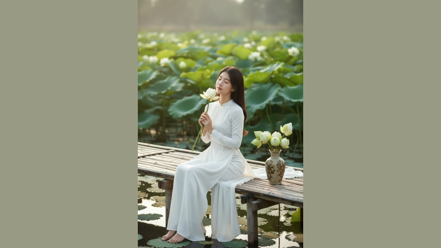 Tổng hợp các prompt áo dài nàng thơ sống ảo cực xinh