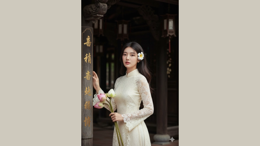 Tổng hợp các prompt áo dài nàng thơ sống ảo cực xinh