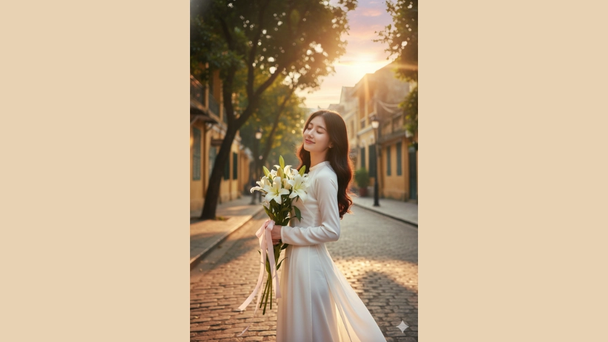 Tổng hợp các prompt áo dài nàng thơ sống ảo cực xinh