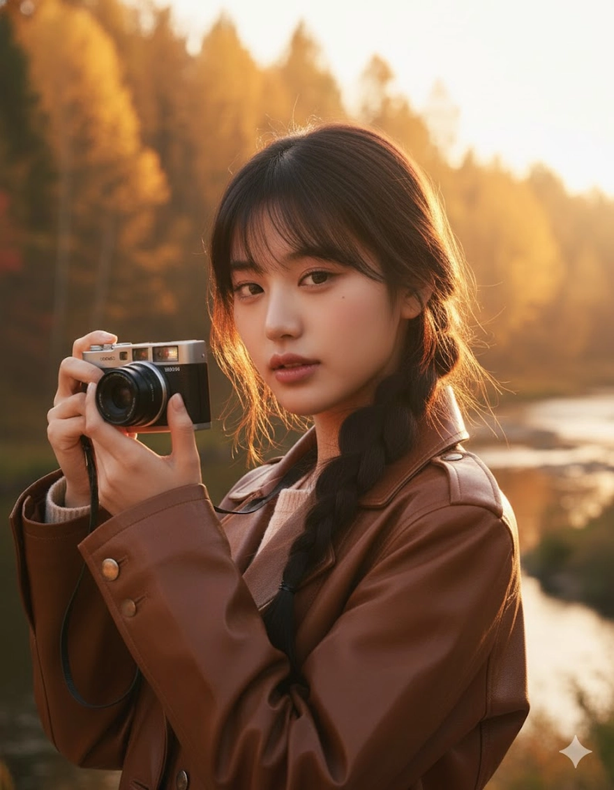 Câu lệnh chụp ảnh mùa thu cực ảo bằng Gemini AI