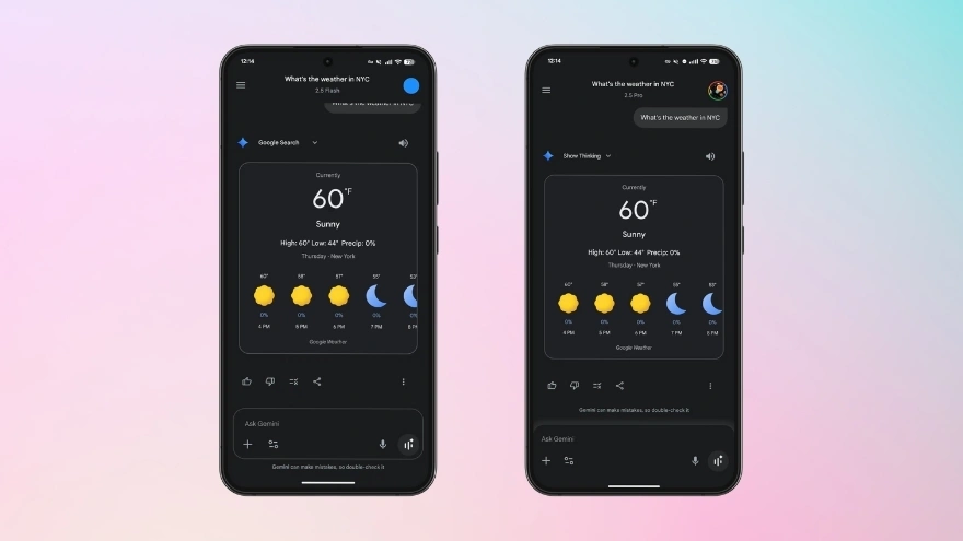 Thanh prompt Gemini được thiết kế lại cực gọn gàng