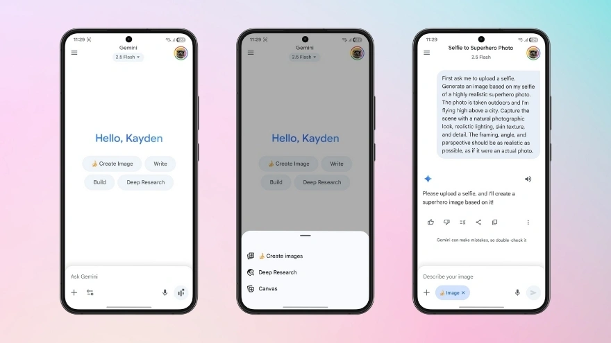 Thanh prompt Gemini được thiết kế lại cực gọn gàng