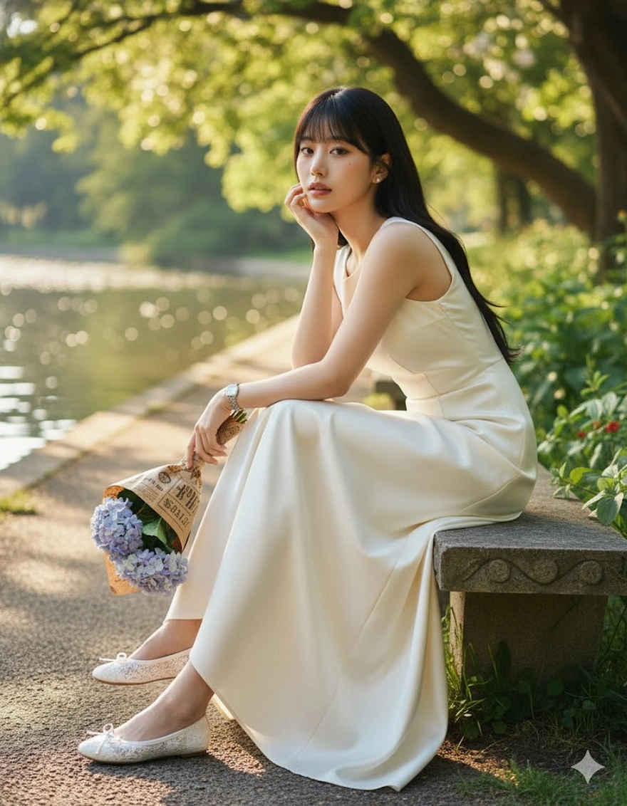 Câu lệnh chụp ảnh sang trọng với hoa cẩm tú cầu