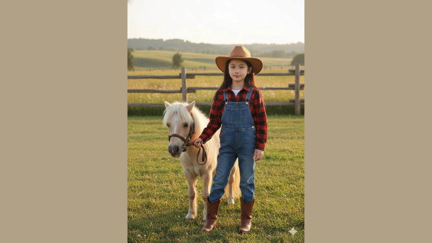 Câu lệnh tạo ảnh bé yêu với thú cưng bằng Gemini