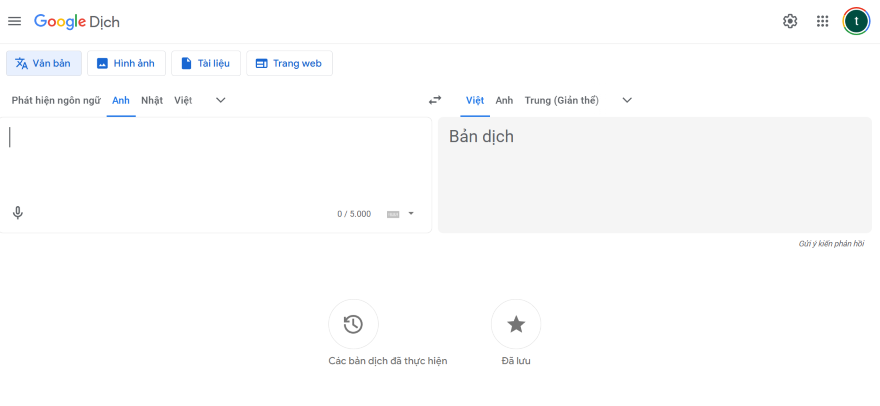Google thử nghiệm tính năng mới trên Google Dịch