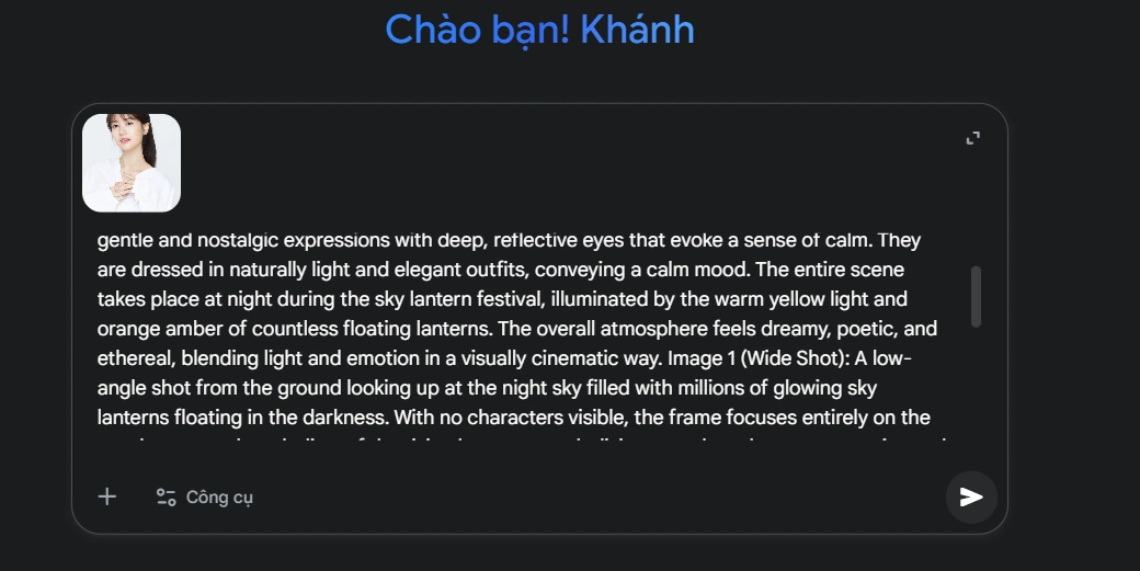 Thử ngay câu lệnh AI tạo ảnh thả đèn lồng cực đẹp