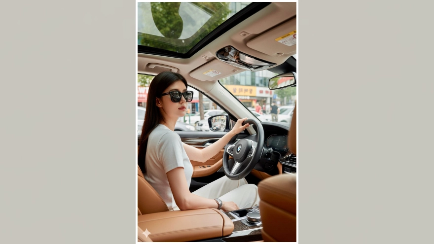 Trend AI tạo ảnh ngồi trong ô tô chỉ với 1 câu lệnh