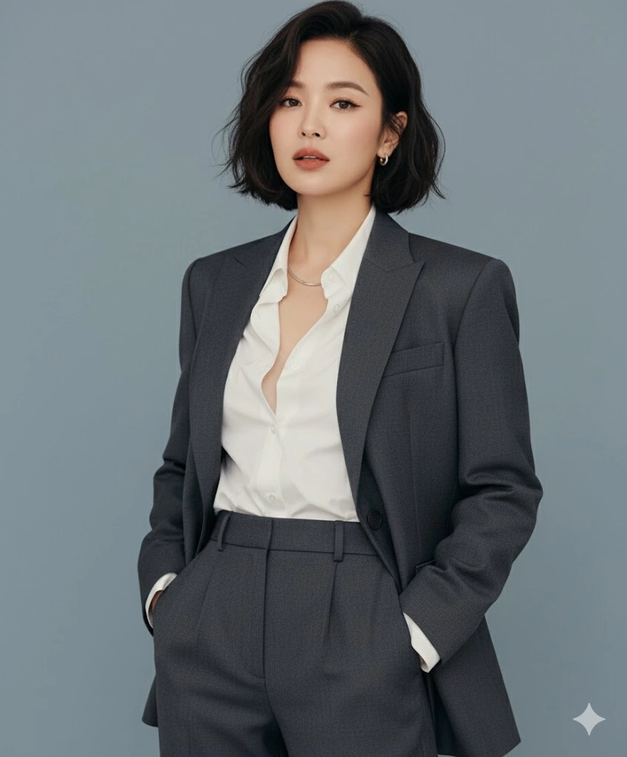 Câu lệnh AI tạo ảnh style công sở cho chị em