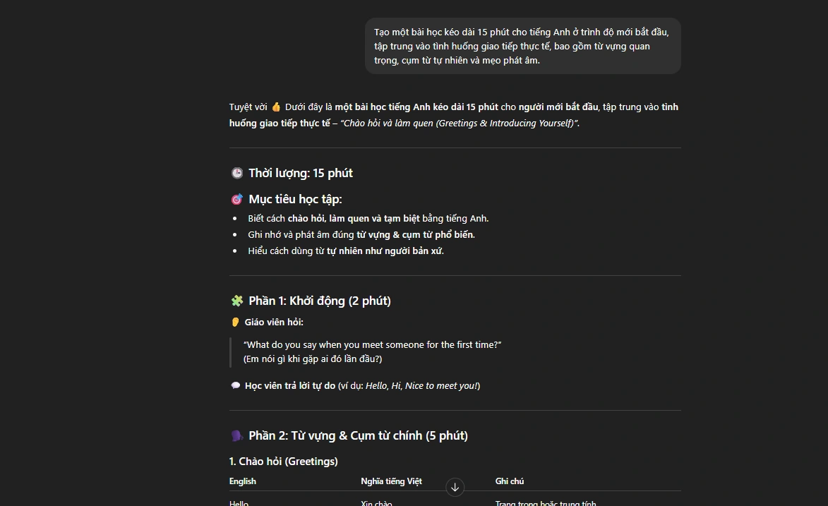 ChatGPT giúp bạn học ngoại ngữ dễ hơn bao giờ hết