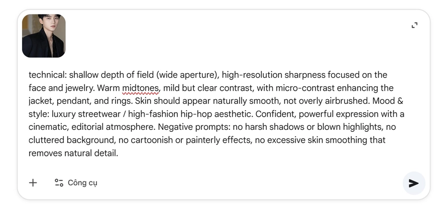 Tạo ảnh như Central Cee siêu chất cùng Gemini