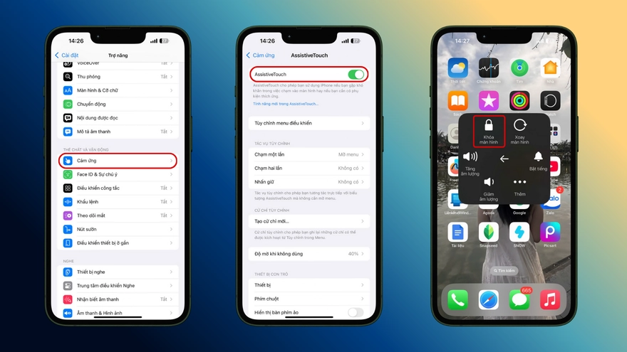 Tắt nhanh màn hình iPhone không cần nút nguồn bạn đã biết