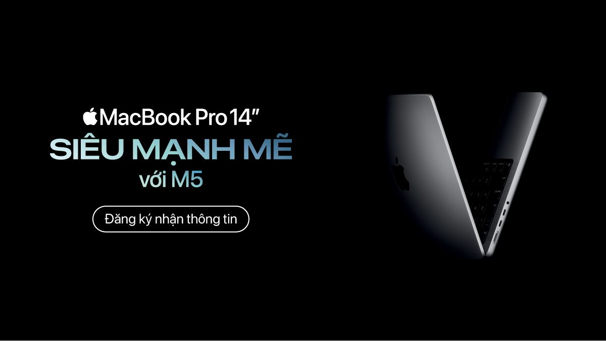 MacBook Pro 14 inch M5 (2025) sức mạnh AI thế hệ mới đột phá