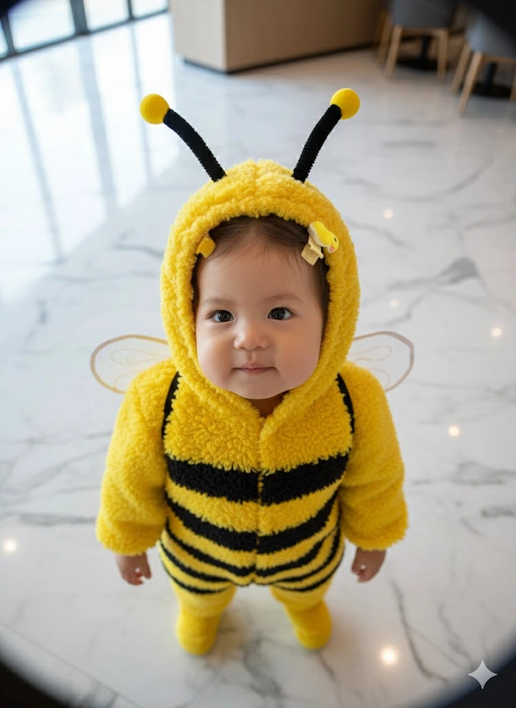Cách tạo ảnh bé ong hot trend cực đáng iu 