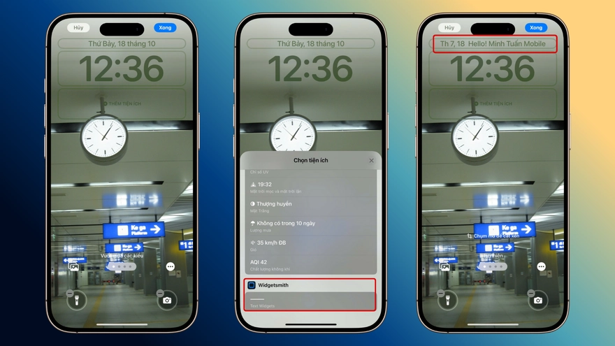 Cách thêm tên trên màn hình khoá iPhone đánh dấu chủ quyền