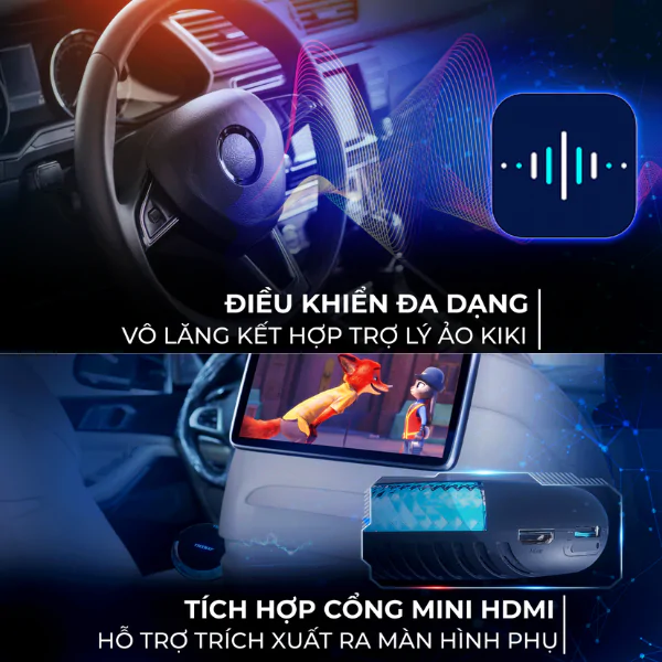 Điều khiển đa dạng và trợ lý giọng nói KIKI