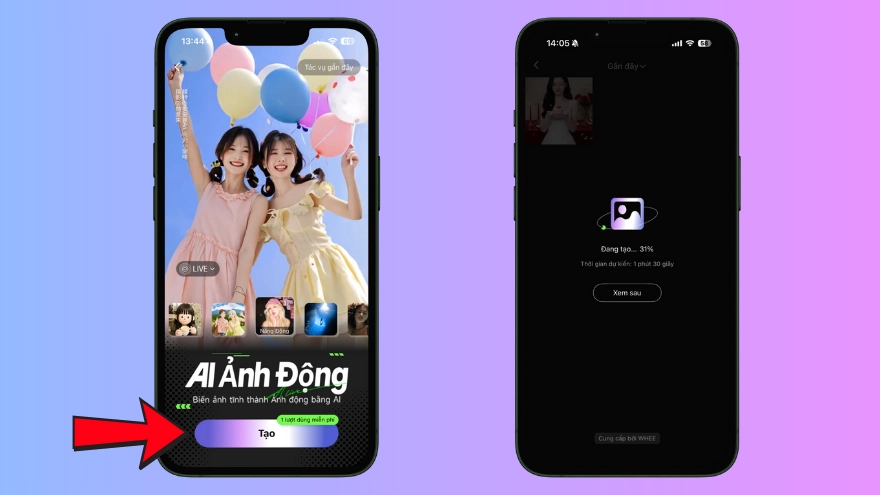 Cách tạo ảnh động AI chỉ với một ứng dụng