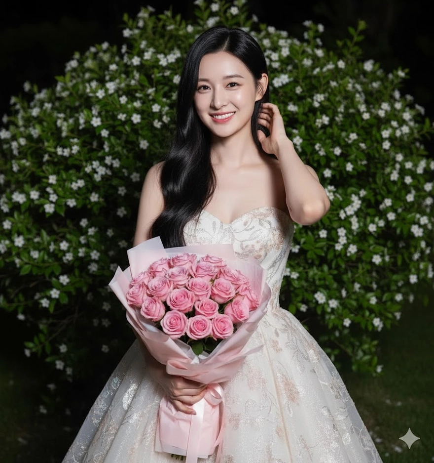 Dùng Gemini tạo ảnh ôm bó hoa chỉ 1 câu lệnh 