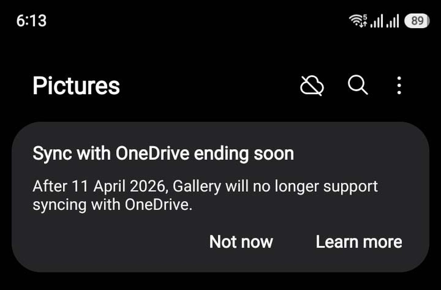 Samsung sẽ ngừng tích hợp OneDrive của Microsoft từ 2026