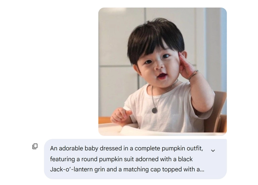 Câu lệnh AI tạo ảnh hóa trang Halloween cho bé siêu cute