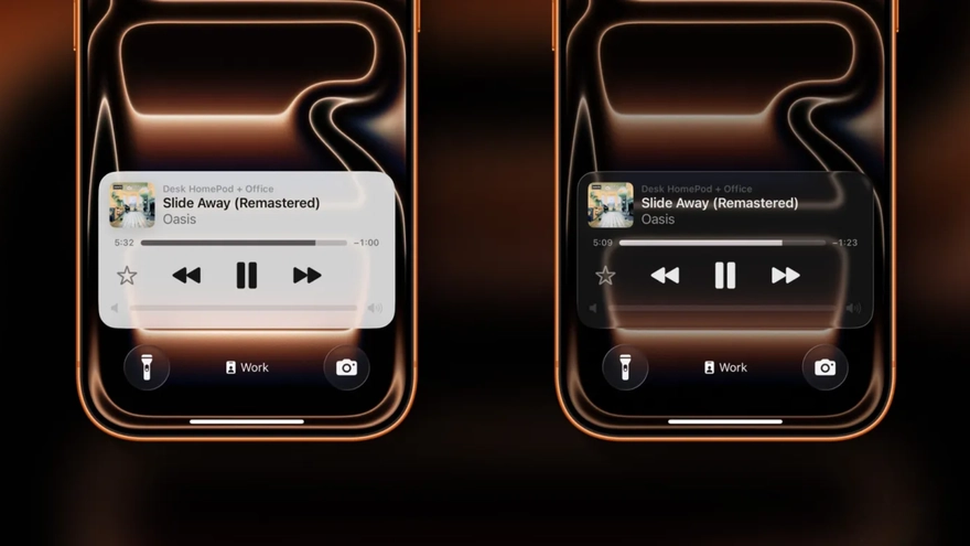 iOS 26.1 beta 4 tùy chỉnh Liquid Glass theo sở thích 