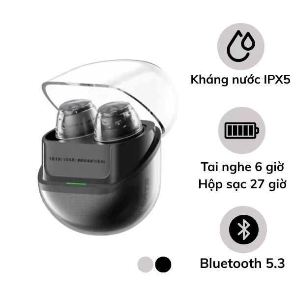 Tai nghe Bluetooth SoundPEATS Clear-Dot thế hệ tiếp nối sự đột phá