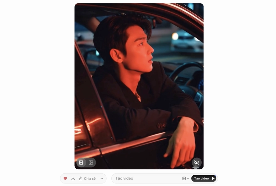 Câu lệnh AI tạo video lái xe cực Hồng Kông