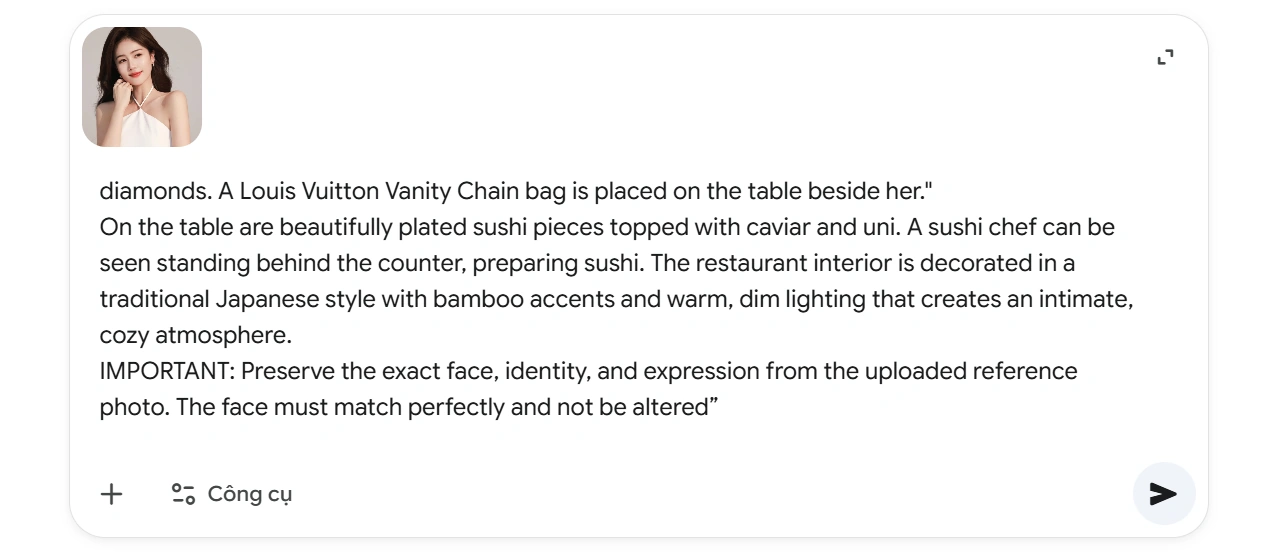 Đi ăn Omakase cực sang chỉ bằng câu lệnh AI siêu nhanh