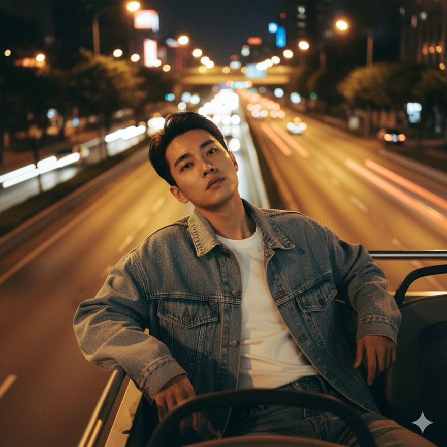 Tạo ảnh vi vu ngắm thành phố về đêm trên xe buýt 2 tầng