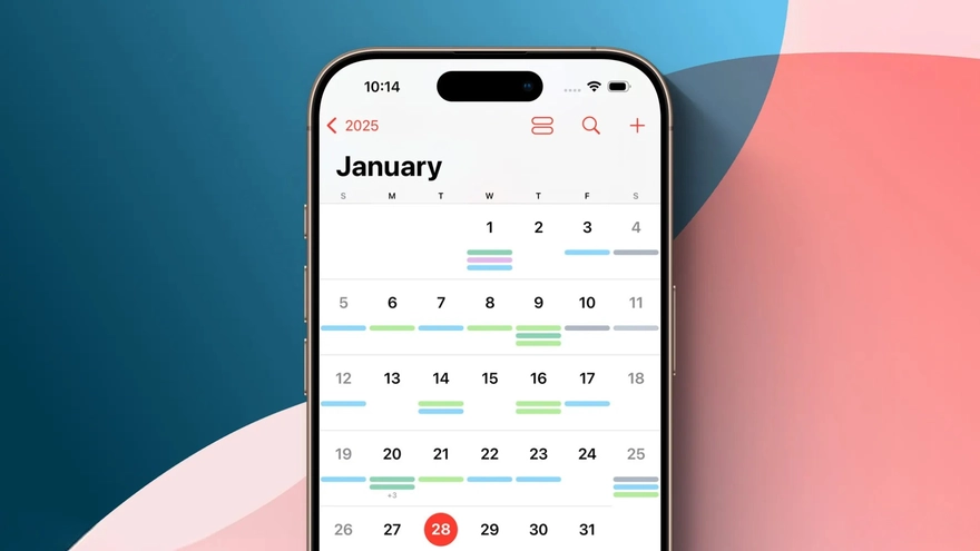 Thoát cảnh quên lịch hẹn với tính năng Calendar trên iOS 26