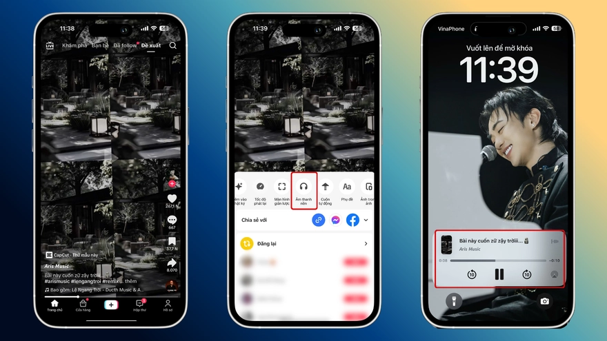 TikTok cho phép nghe nhạc liên tục cả khi tắt màn hình