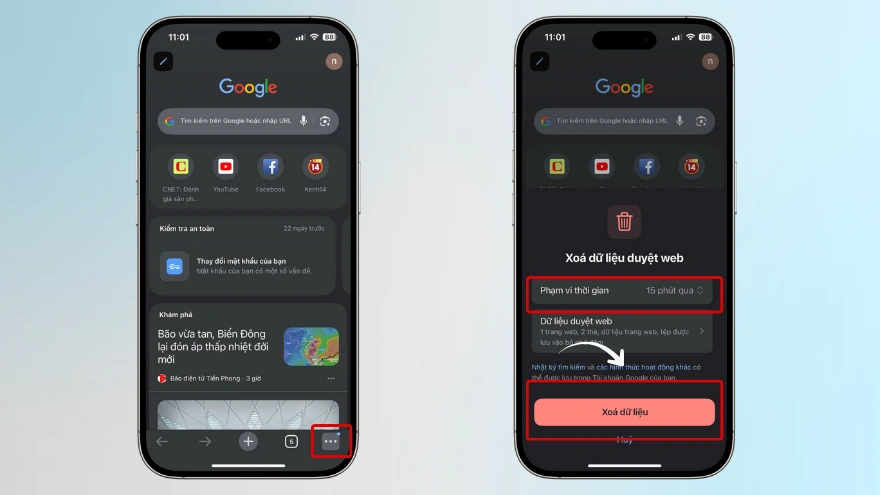Trình duyệt iPhone của bạn đang chậm Hãy thử xóa bộ nhớ đệm
