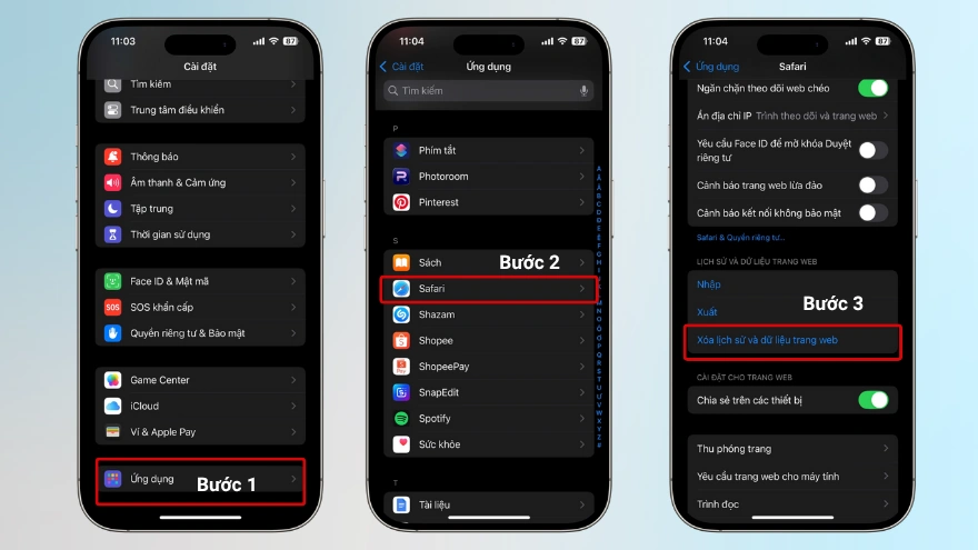 Trình duyệt iPhone của bạn đang chậm Hãy thử xóa bộ nhớ đệm