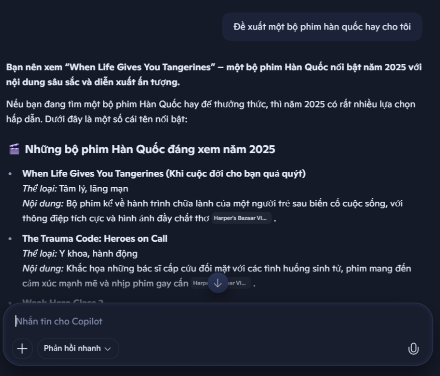 Copilot thêm cá tính với “Trò chuyện thực tế” và nhóm AI mới