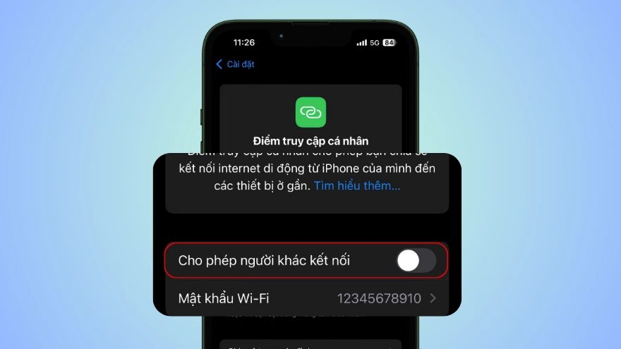 Điểm truy cập cá nhân trên iPhone hay bị ngắt không hay biết 