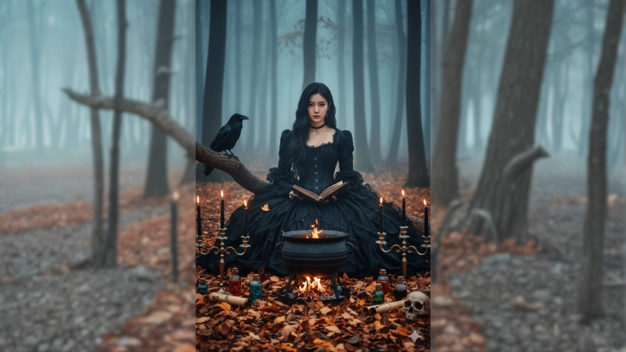 Biến hóa ảnh Halloween huyền bí với câu lệnh Gemini