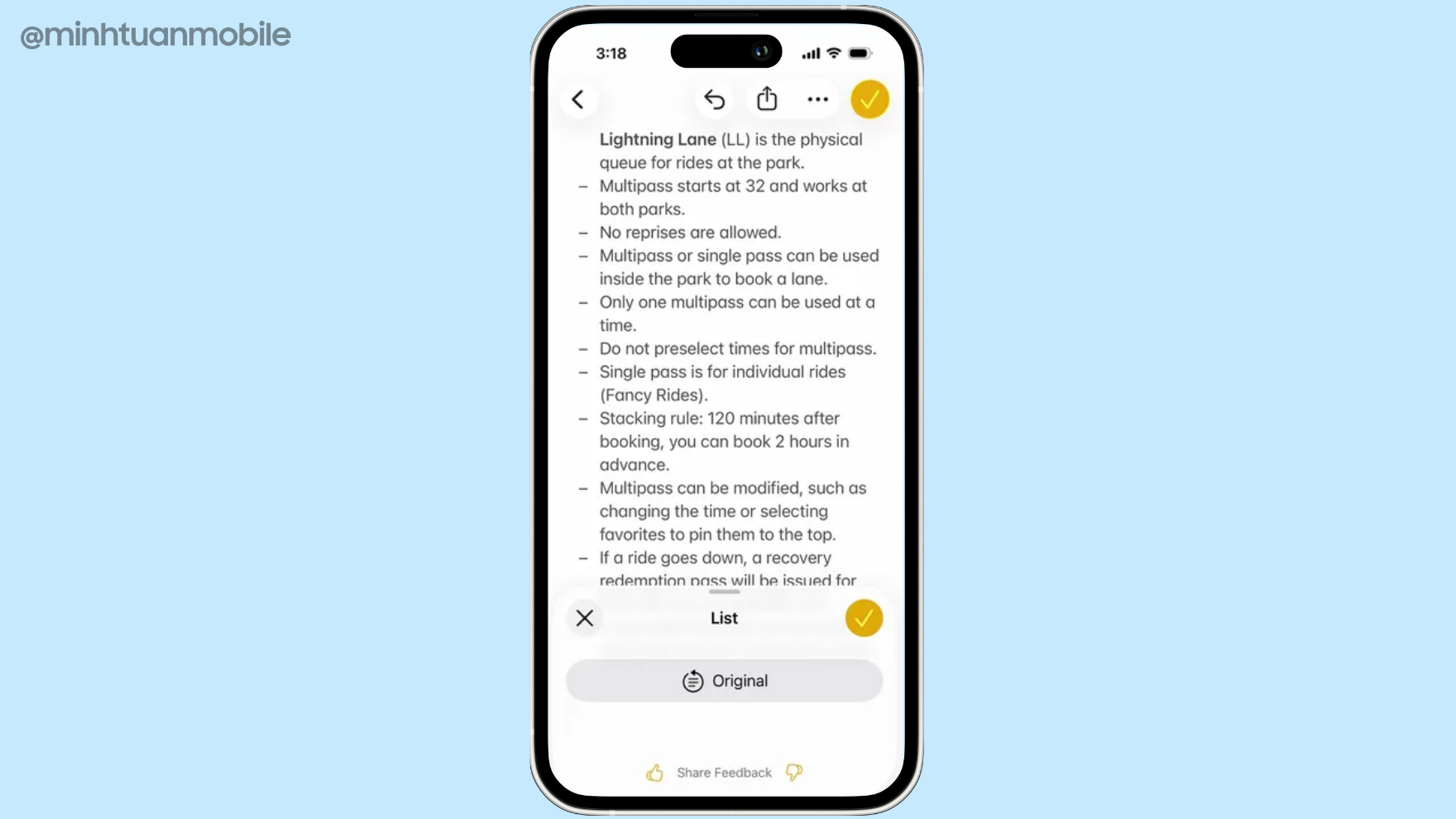 Làm việc hiệu quả với 8 tính năng trong Ghi chú trên iPhone