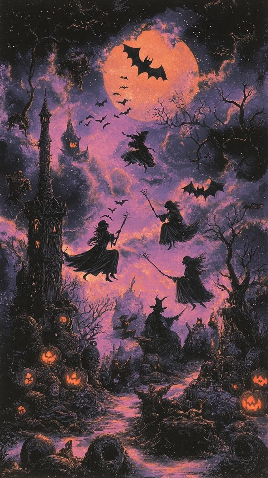 Tổng hợp hình nền Halloween cho điện thoại