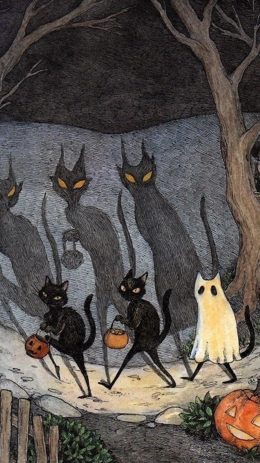 Tổng hợp hình nền Halloween cho điện thoại