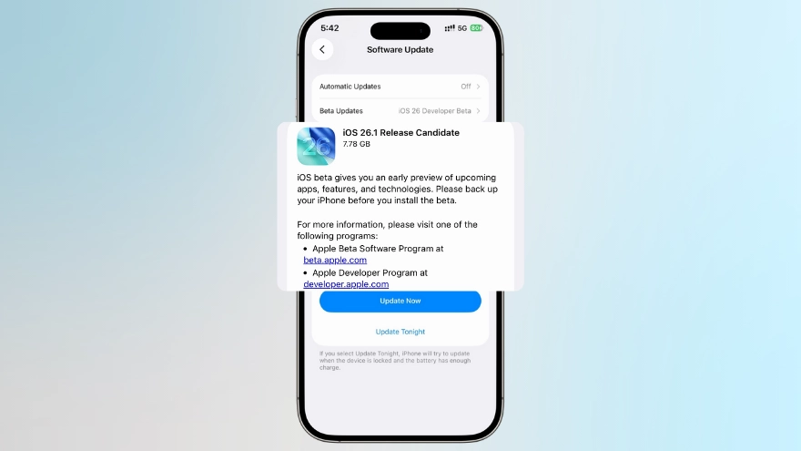 Người dùng nào nên cập nhật iOS 26.1 RC?